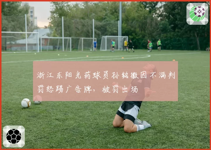 浙江东阳光药球员孙铭徽因不满判罚怒踢广告牌，被罚出场